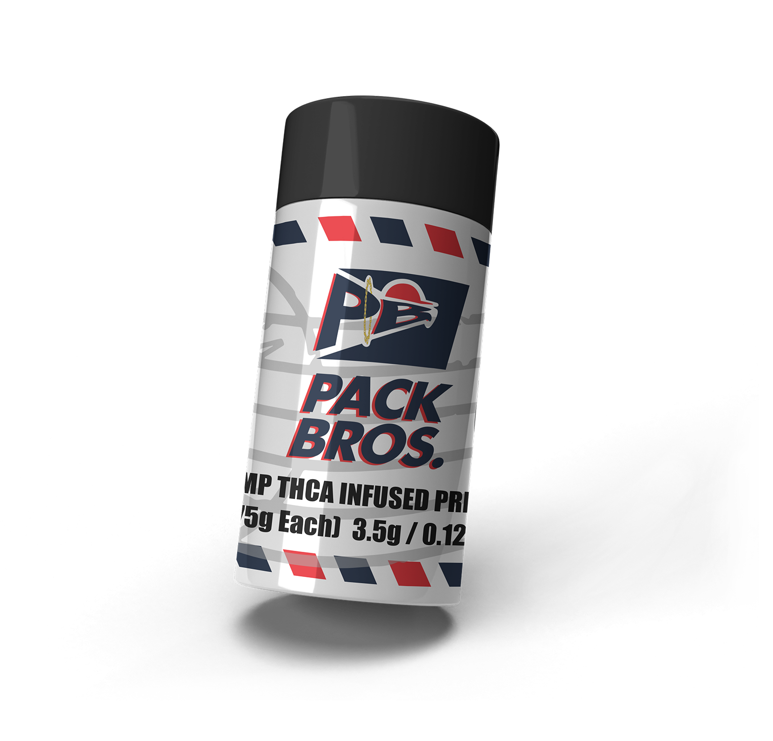 5 Pack Pre-Rolls: THCA Infused (Silver)