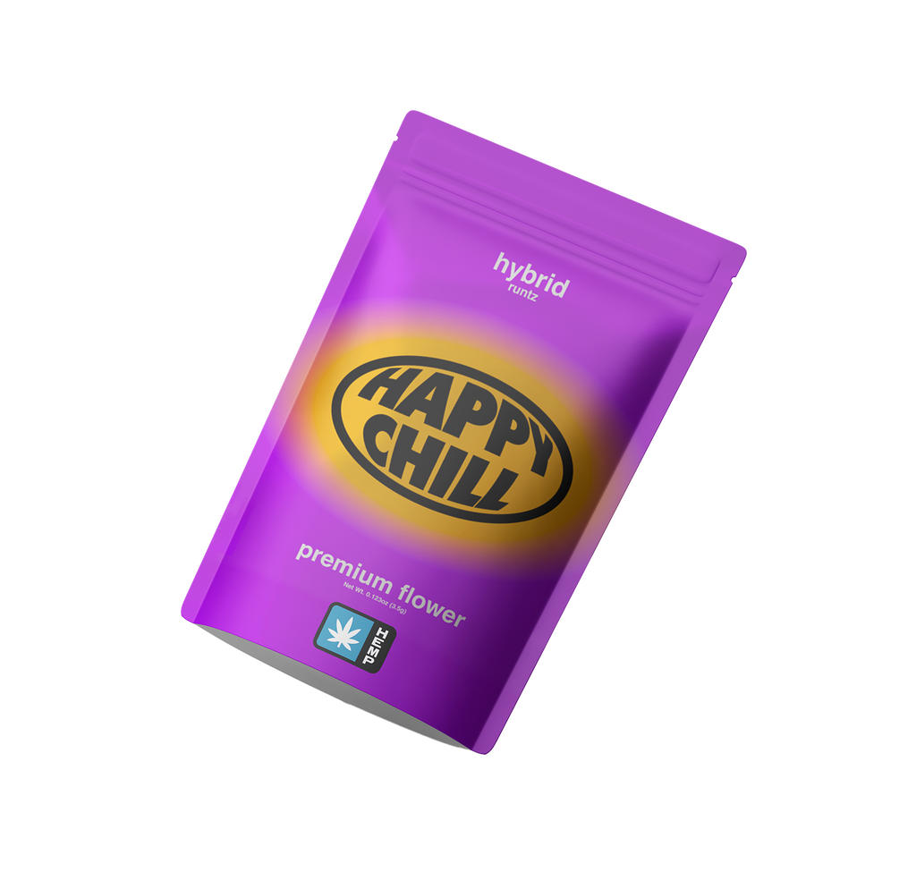 Happy Chill Hybrid Purp 8th Bag