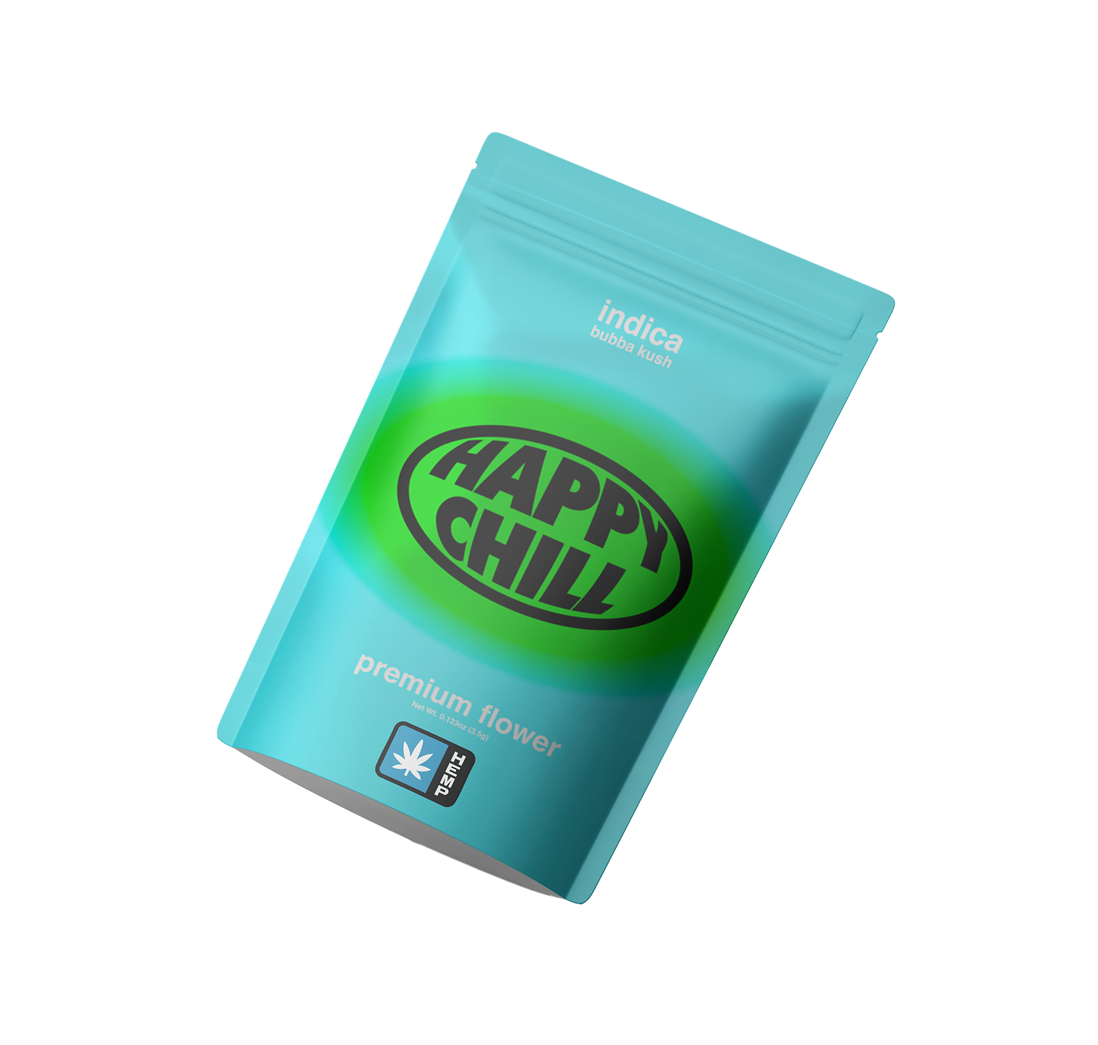 Happy Chill Teal 8th Bag